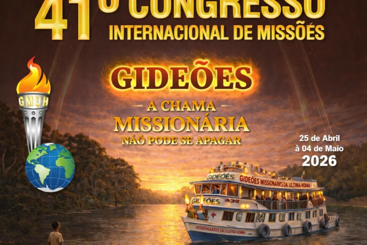  Gideões acaba de divulgar importante  informação sobre o Congresso 